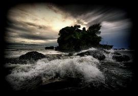 house on a rock storm
